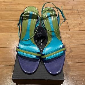 Via Spiga strappy heels